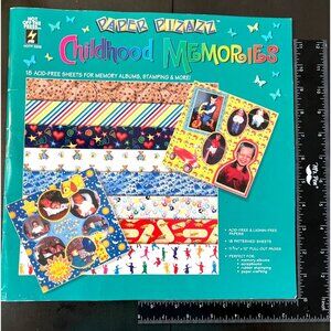 HOTP Paper Pizazz Childhood Memories 12" X 12" Acid-Free Scrapbook Paper Pack